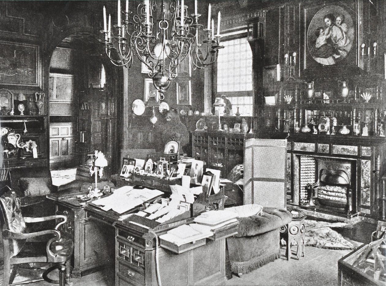 Marlborough House, Pall Mall, Westminster LB: Prince of Wales Study, 1895 od English Photographer