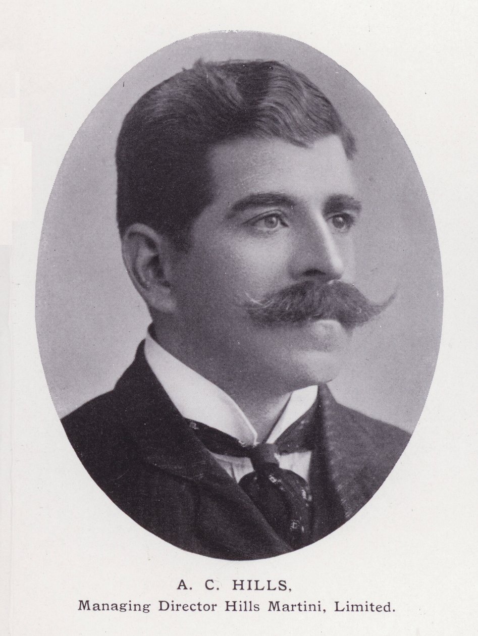 Prominent Men of London: A C Hills (č/b foto) od English Photographer