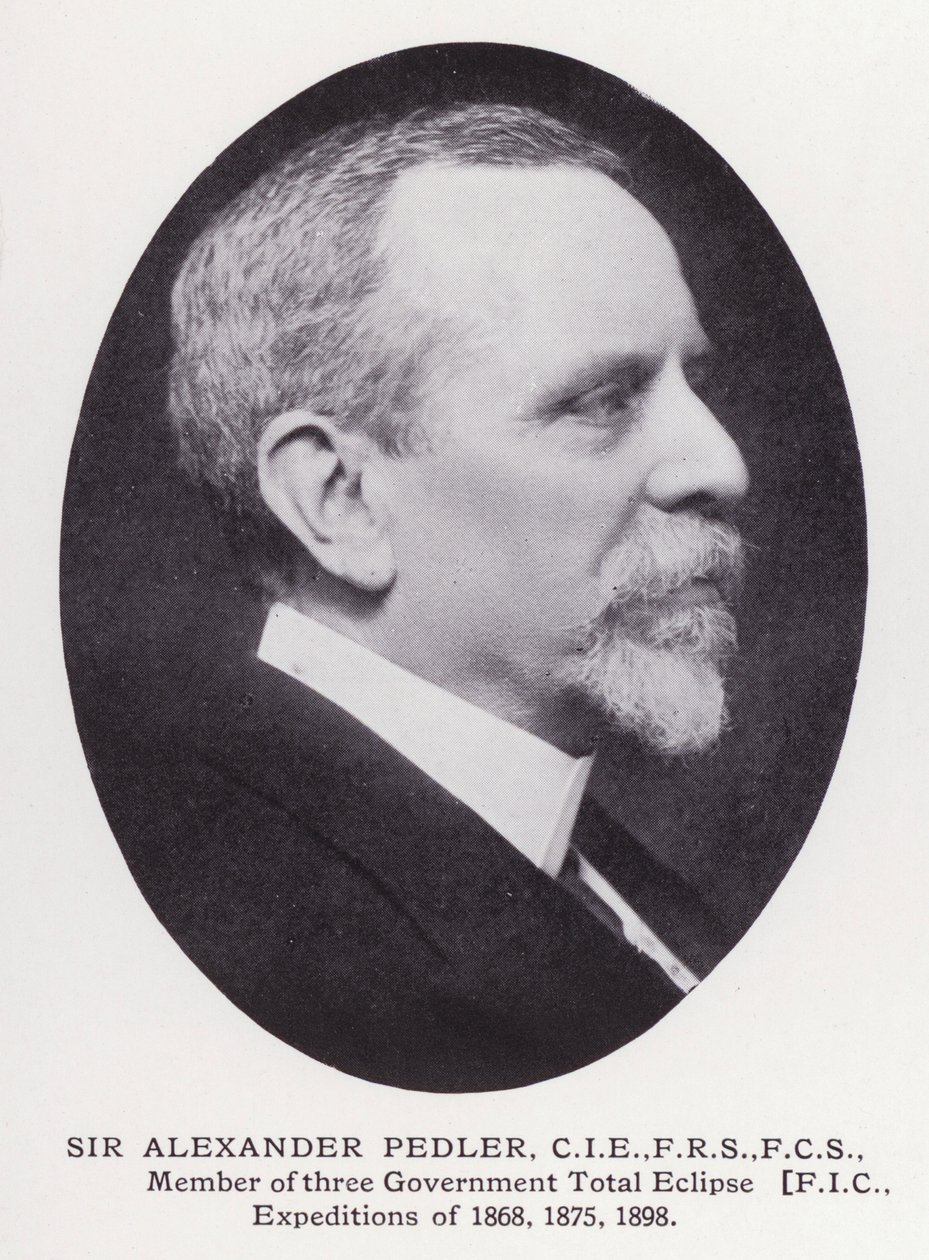 Významní muži Londýna: Sir Alexander Pedler (černobílá fotografie) od English Photographer