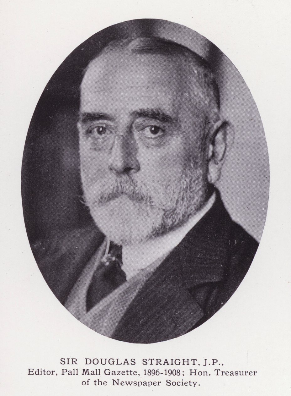 Prominent Men of London: Sir Douglas Straight (č/b foto) od English Photographer