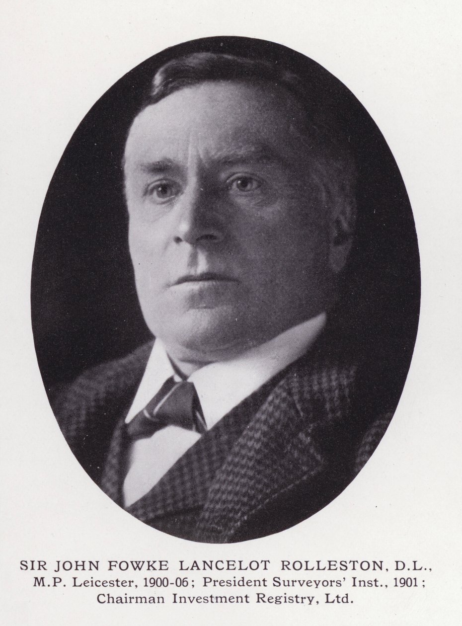 Významní muži Londýna: Sir John Fowke Lancelot Rolleston (černobílá fotografie) od English Photographer