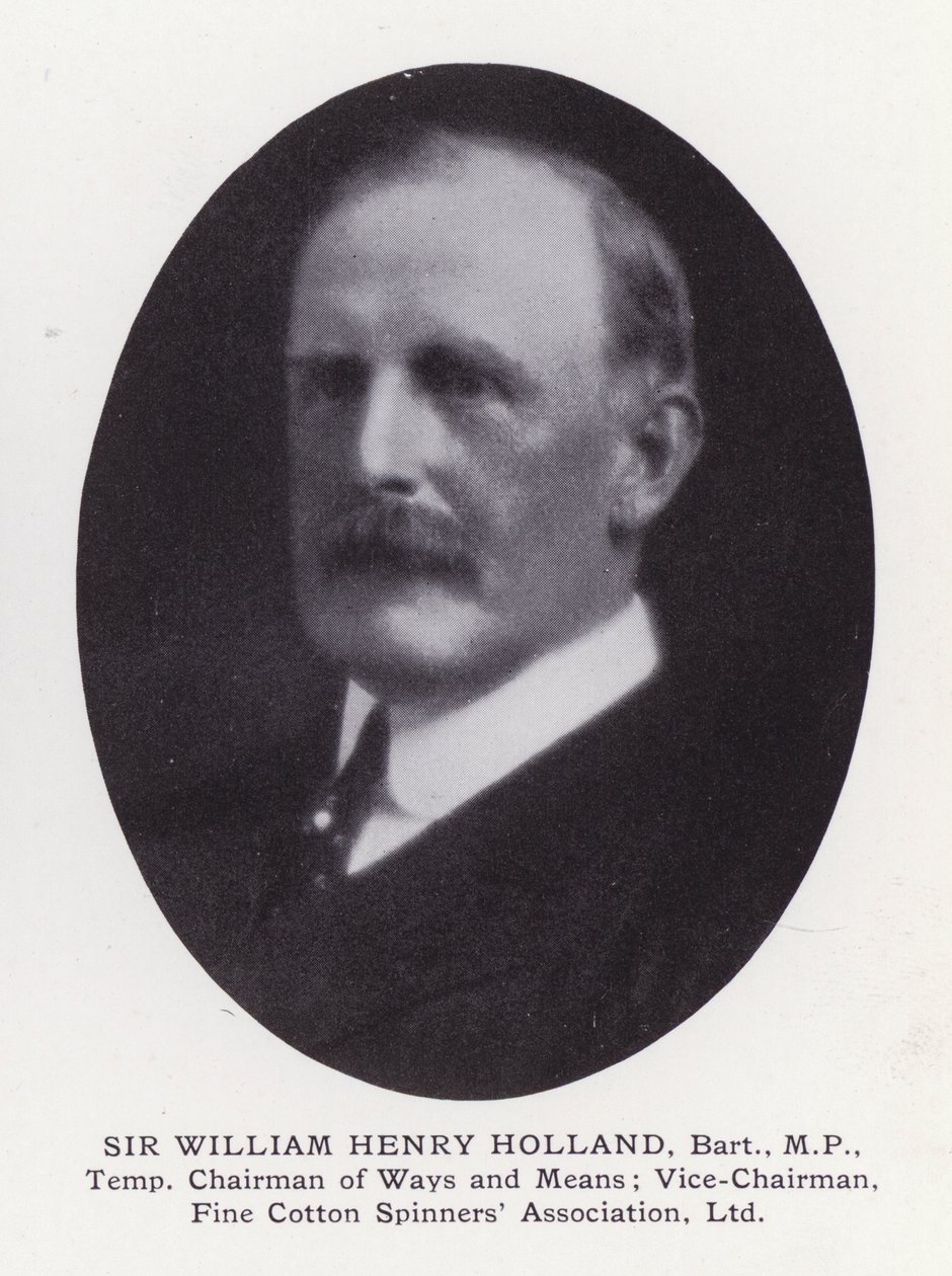 Významní muži Londýna: Sir William Henry Holland (černobílá fotografie) od English Photographer
