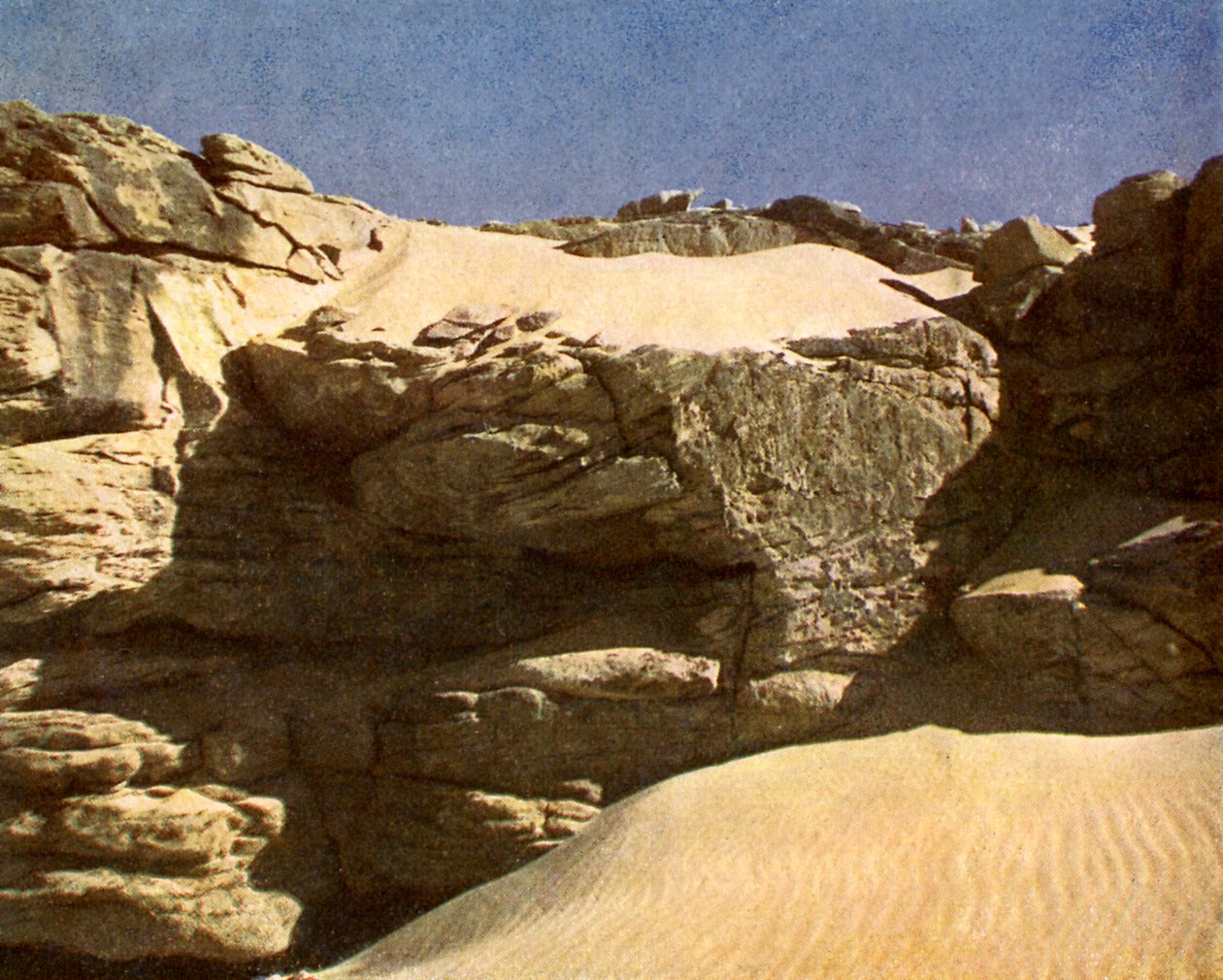 Skalní stěna na Sahaře, Egypt od English Photographer