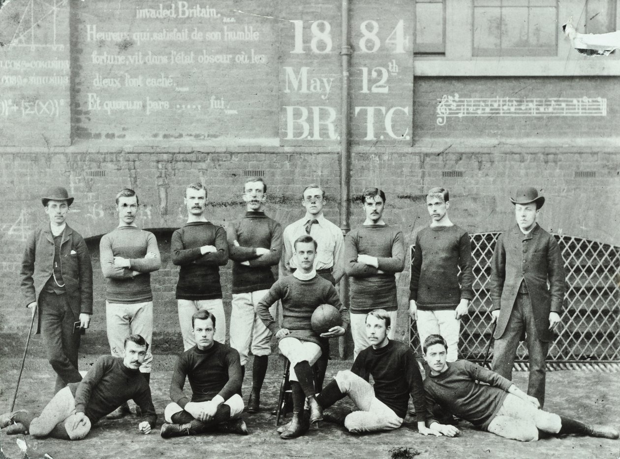 Rosendale Road School: fotbalový tým, 1884 od English Photographer