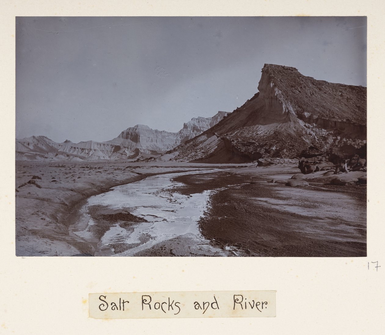 Salt Rocks and River, z „Photographs of Lord Curzon