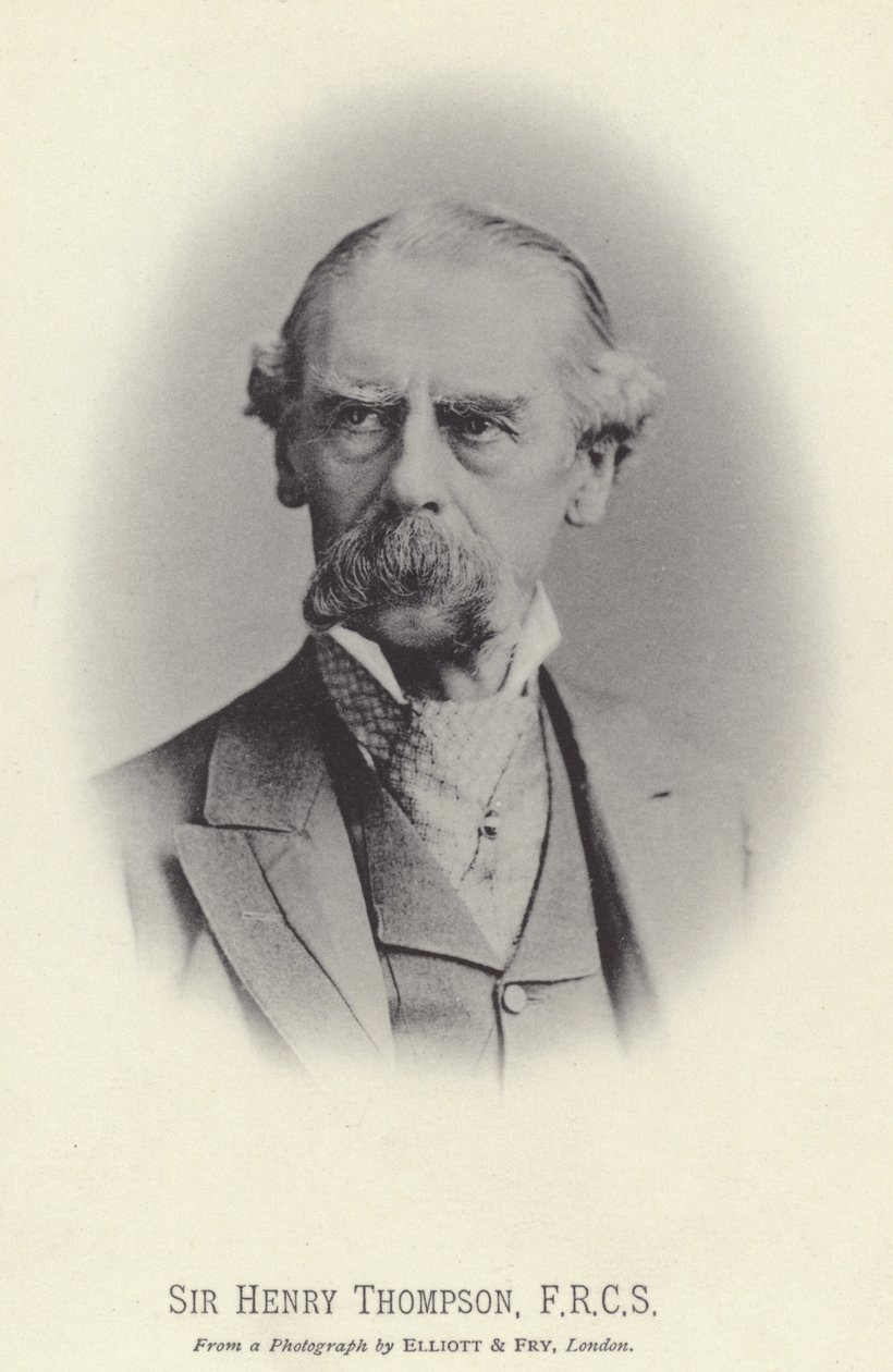 Sir Henry Thompson, FRCS (čb fotografie) od English Photographer