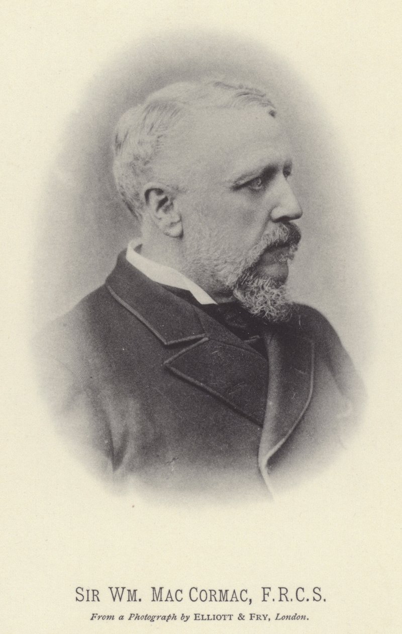 Sir William MacCormac, FRCS (čb fotografie) od English Photographer
