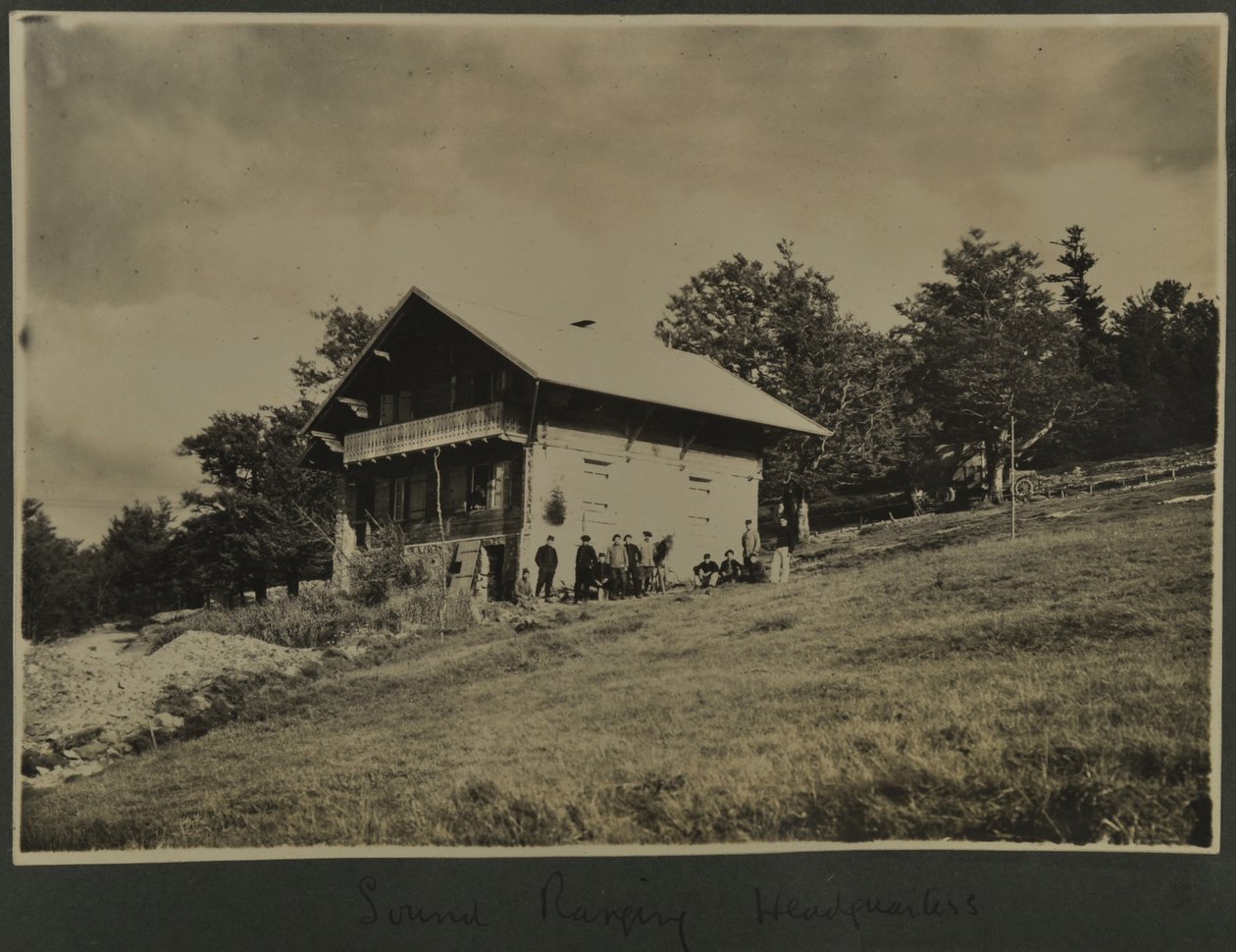 Ředitelství Sound Range, 1915-18 od English Photographer