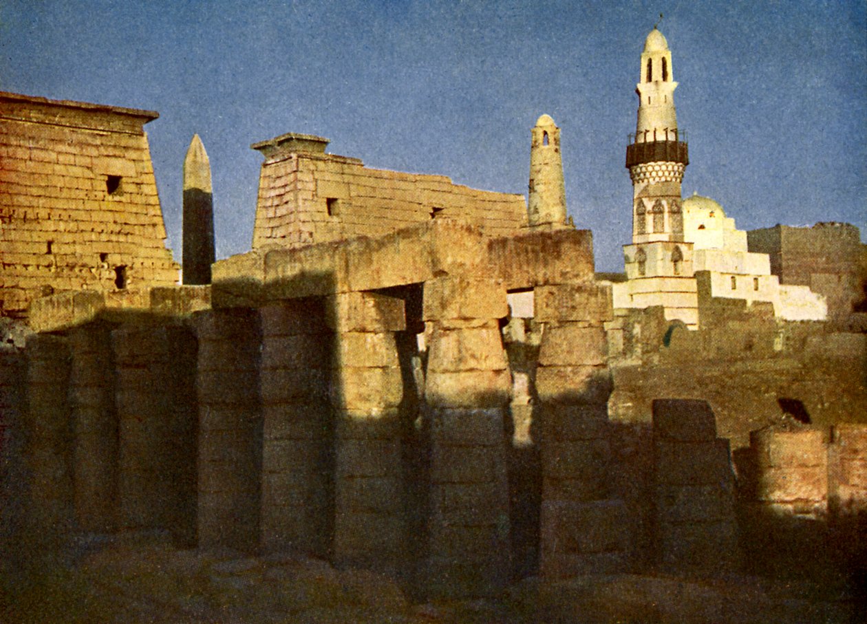 Chrám v Luxoru na večerní, Egypt. od English Photographer