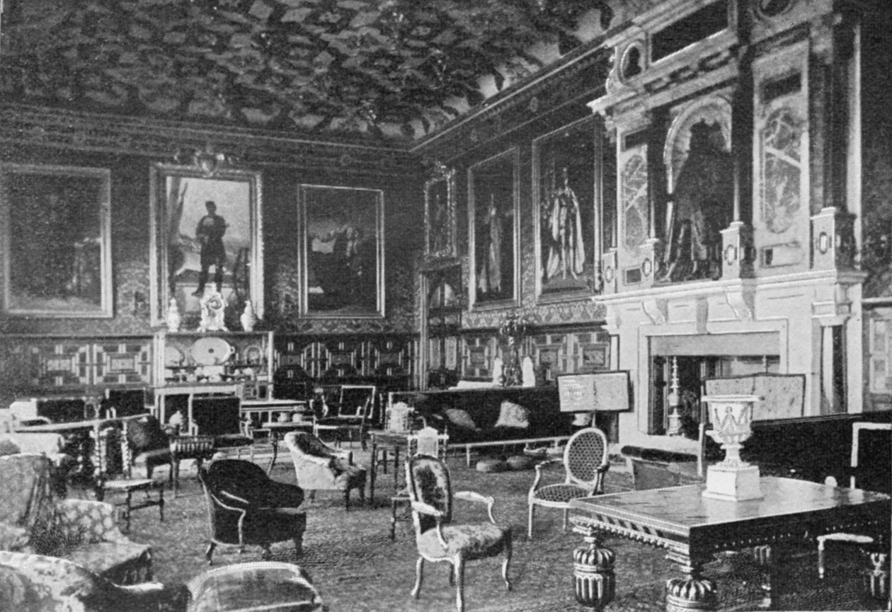 The James I Drawing Room, Hatfield House, publikované v The Graphic, 19. července 1902 od English Photographer