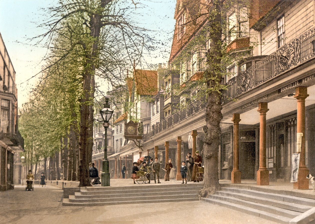 Pantiles v Tunbridge Wells, 1890-1900 od English Photographer