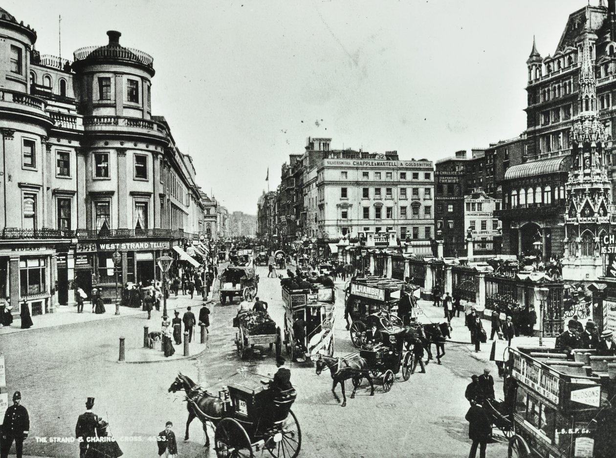 The Strand and Charing Cross, 1897 od English Photographer