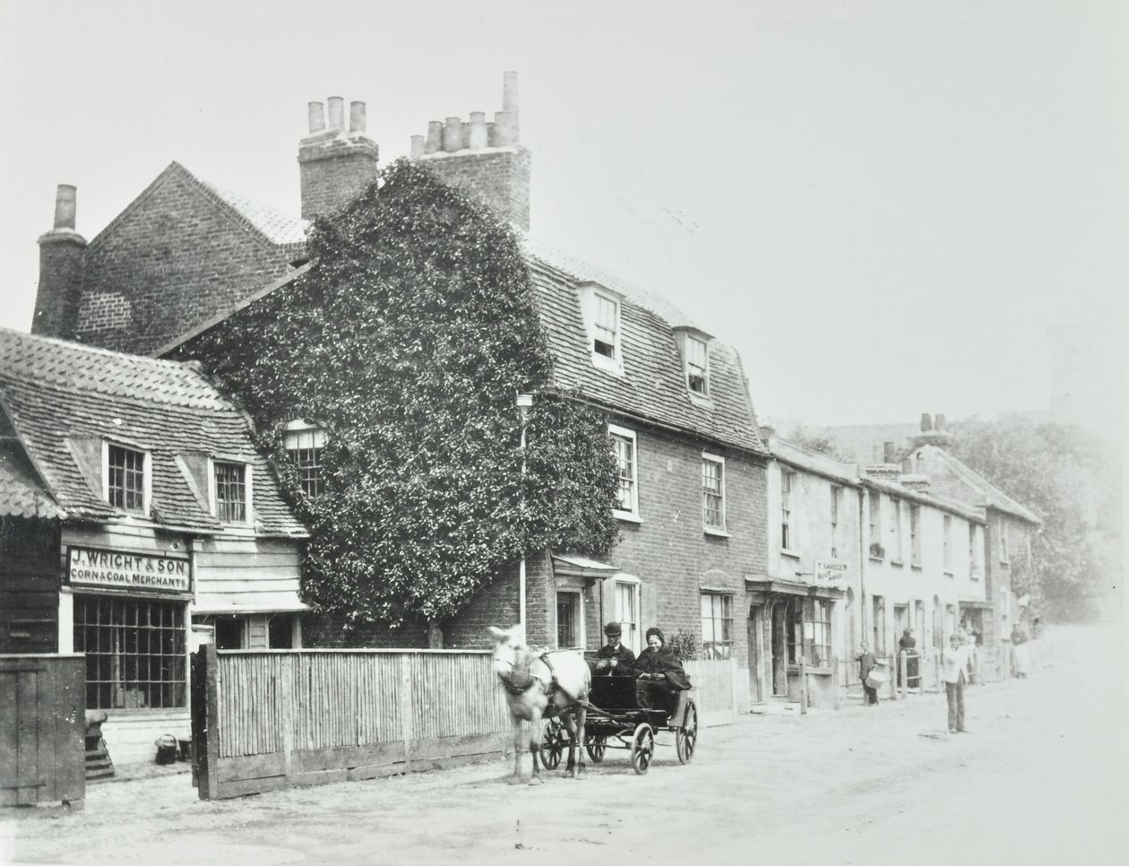 Tottenham Lane, Hornsey: přední pohledy, kolem roku 1890 od English Photographer