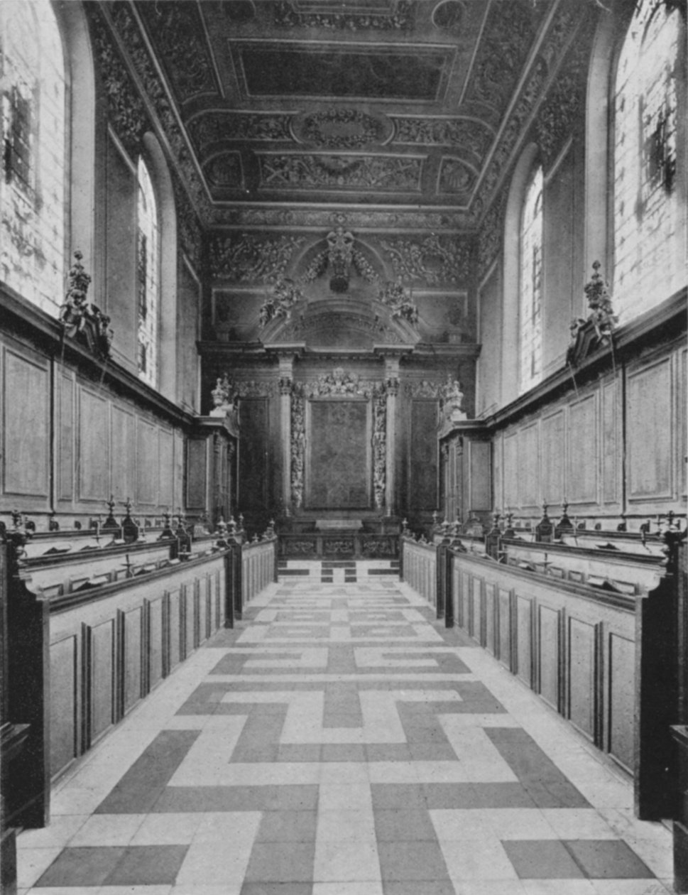 Kaple Trinity College (čb fotografie) od English Photographer
