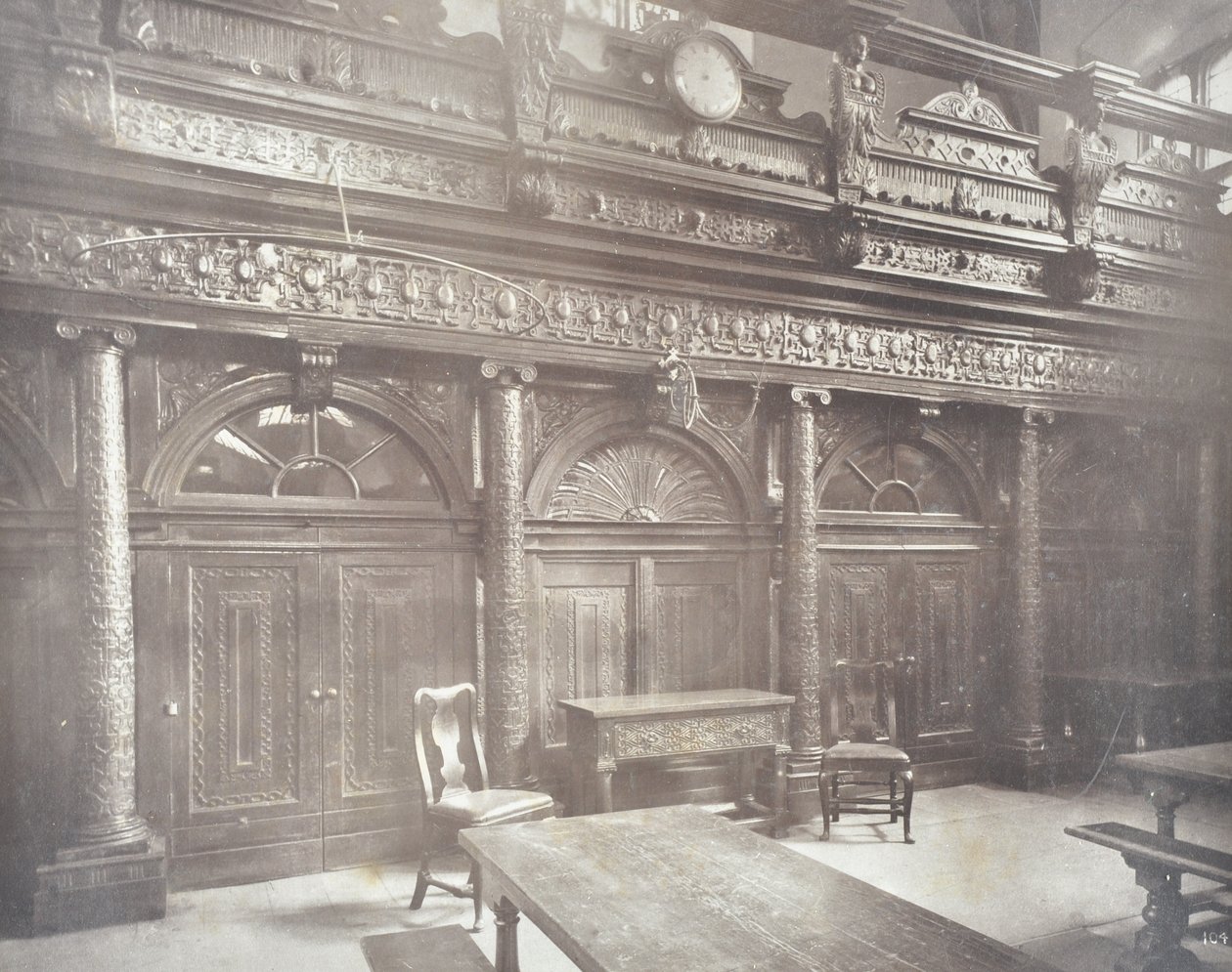 Pohled na Grays Inn Hall, Londýn, 1885 od English Photographer