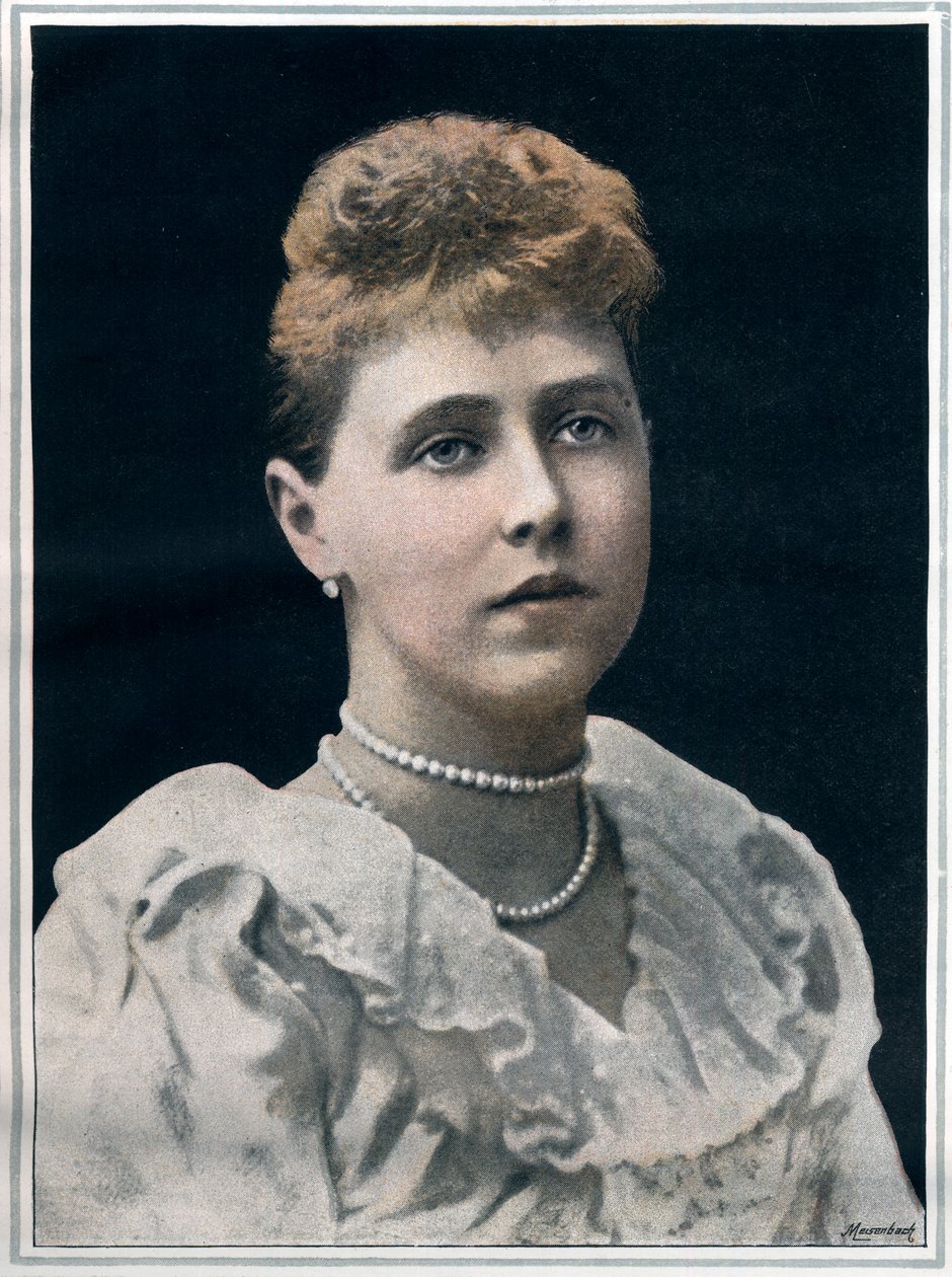 Portrét Marie Rumunské (Marie Alexandra Victoria, dříve princezna Marie z Edinburghu) od English Photographer English Photographer