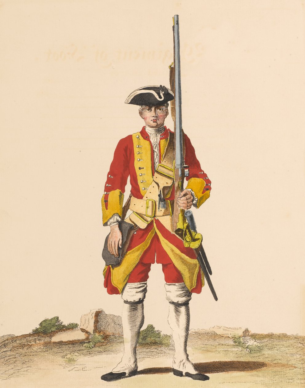 29. pěší pluk, 1742 cca od English School
