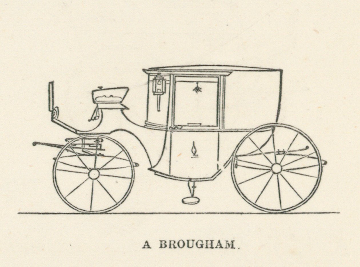 Brougham (rytina) od English School