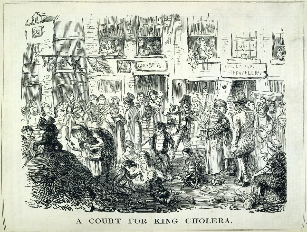 A Court for King Cholera, ilustrace z 