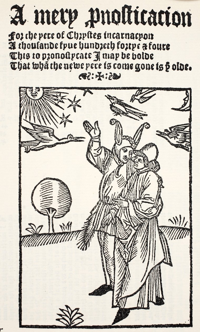 Veselá předpověď pro rok 1544 od English School