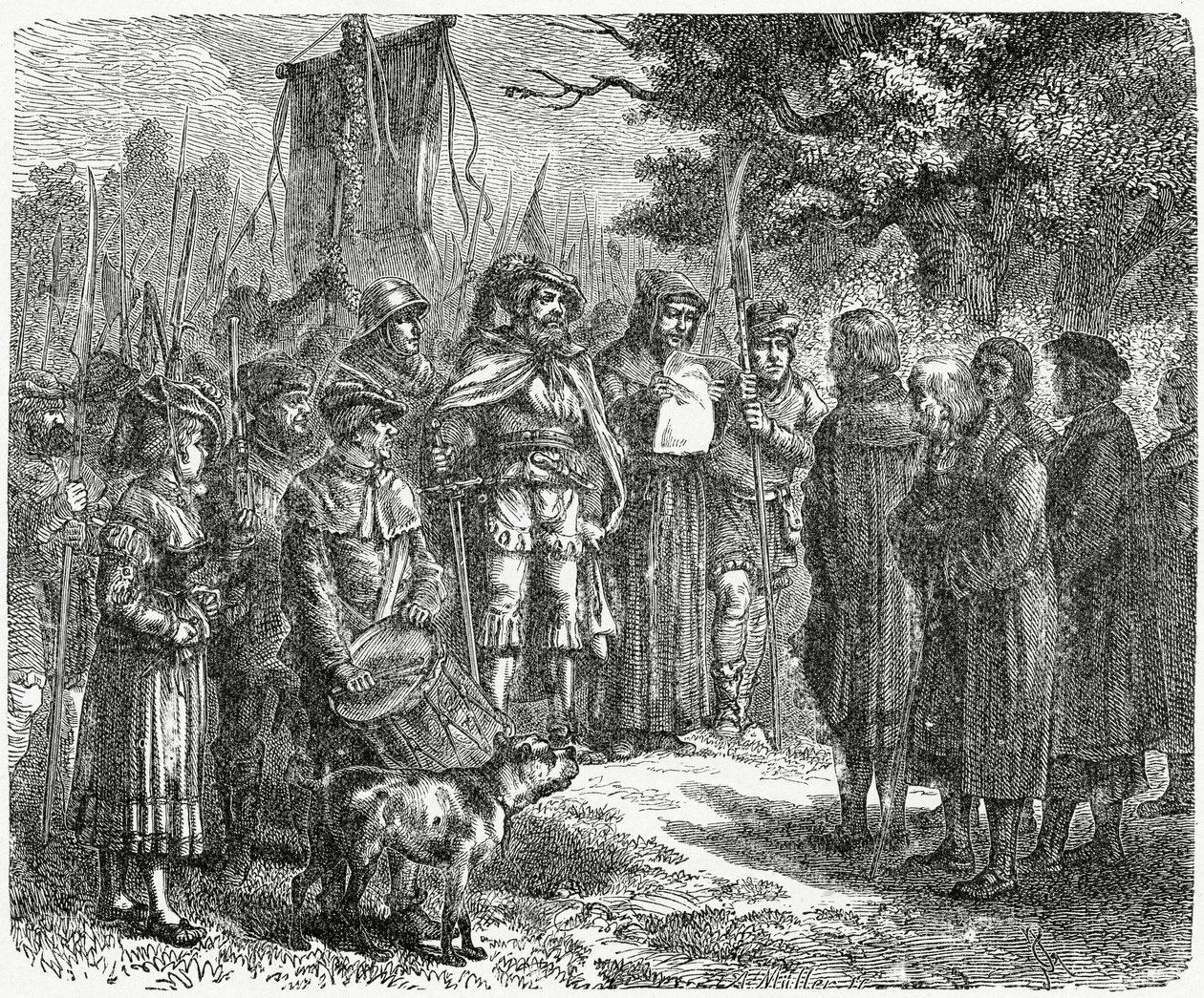 A Robber Knight náročný Tribute, 1882 od English School