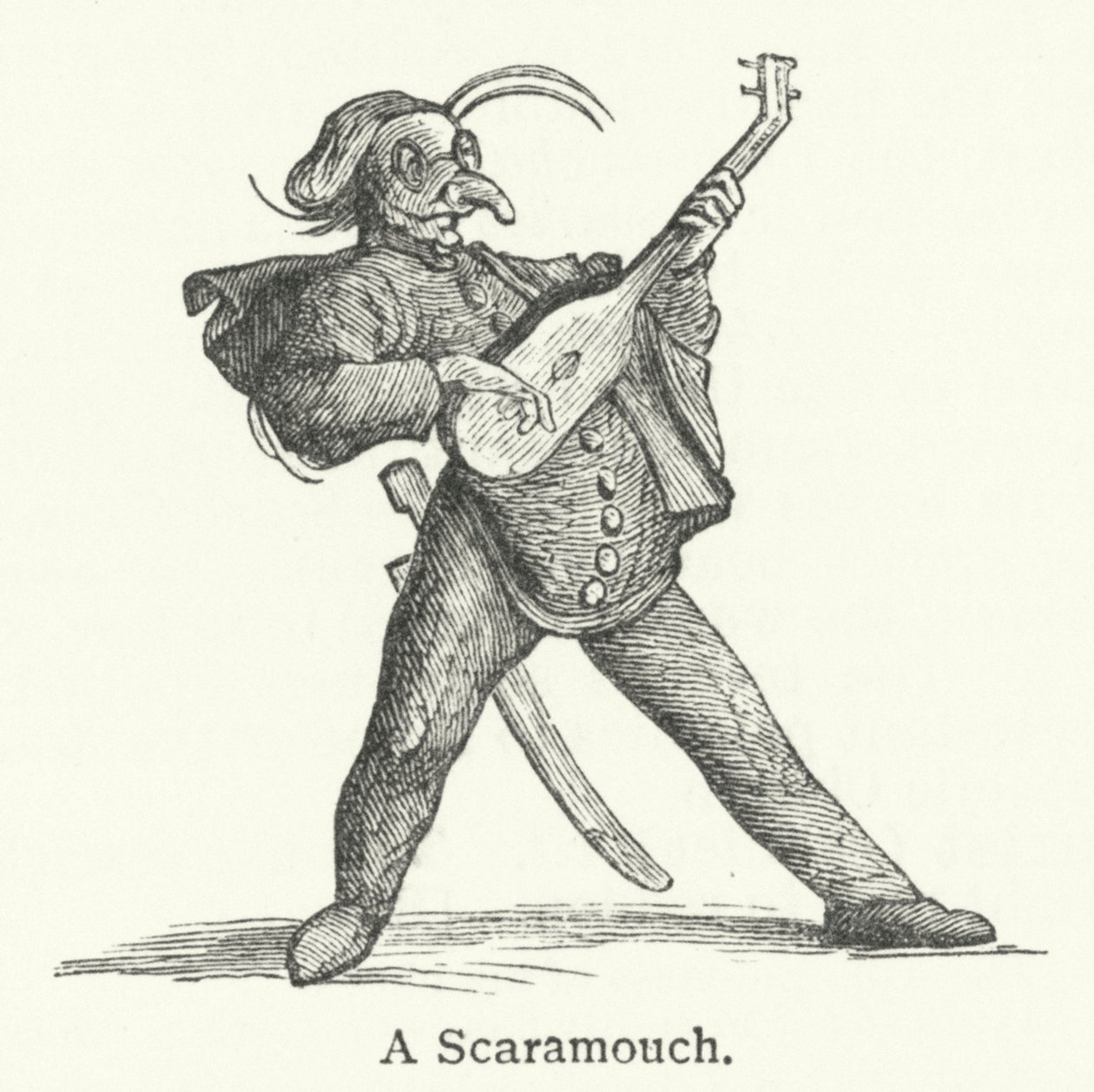 Scaramouch (rytina) od English School