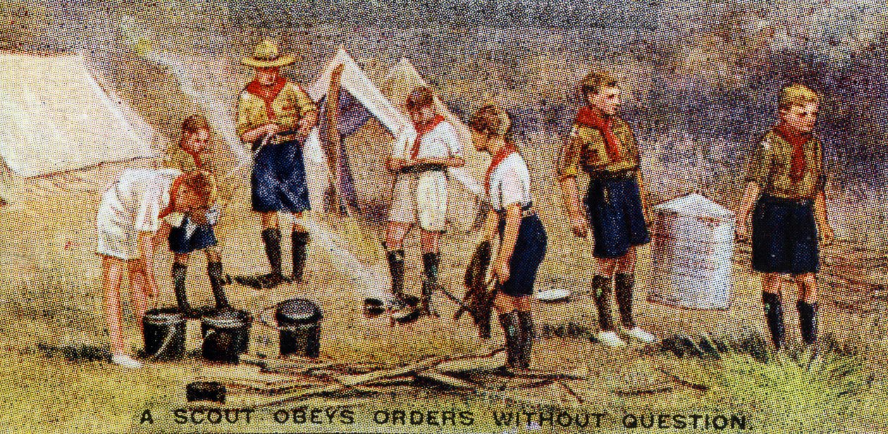 Skaut bez otázek poslouchá rozkazy, 1929 od English School