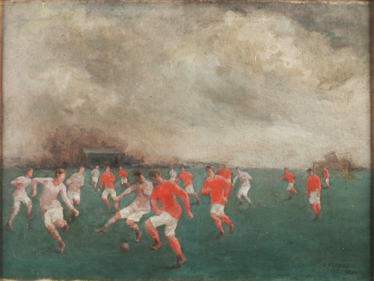 Fotbalový zápas, 1920 od English School