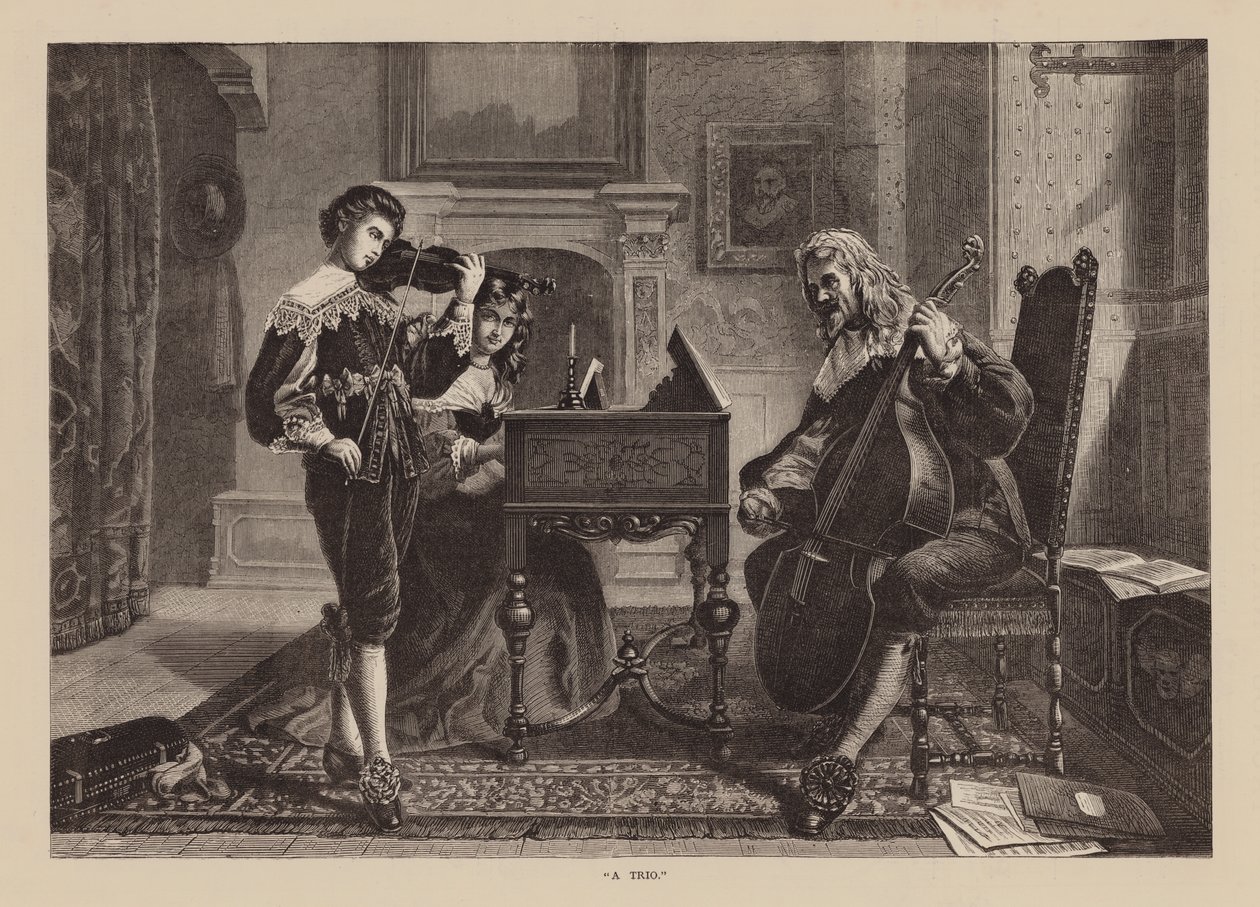 "Trio" (rytina) od English School