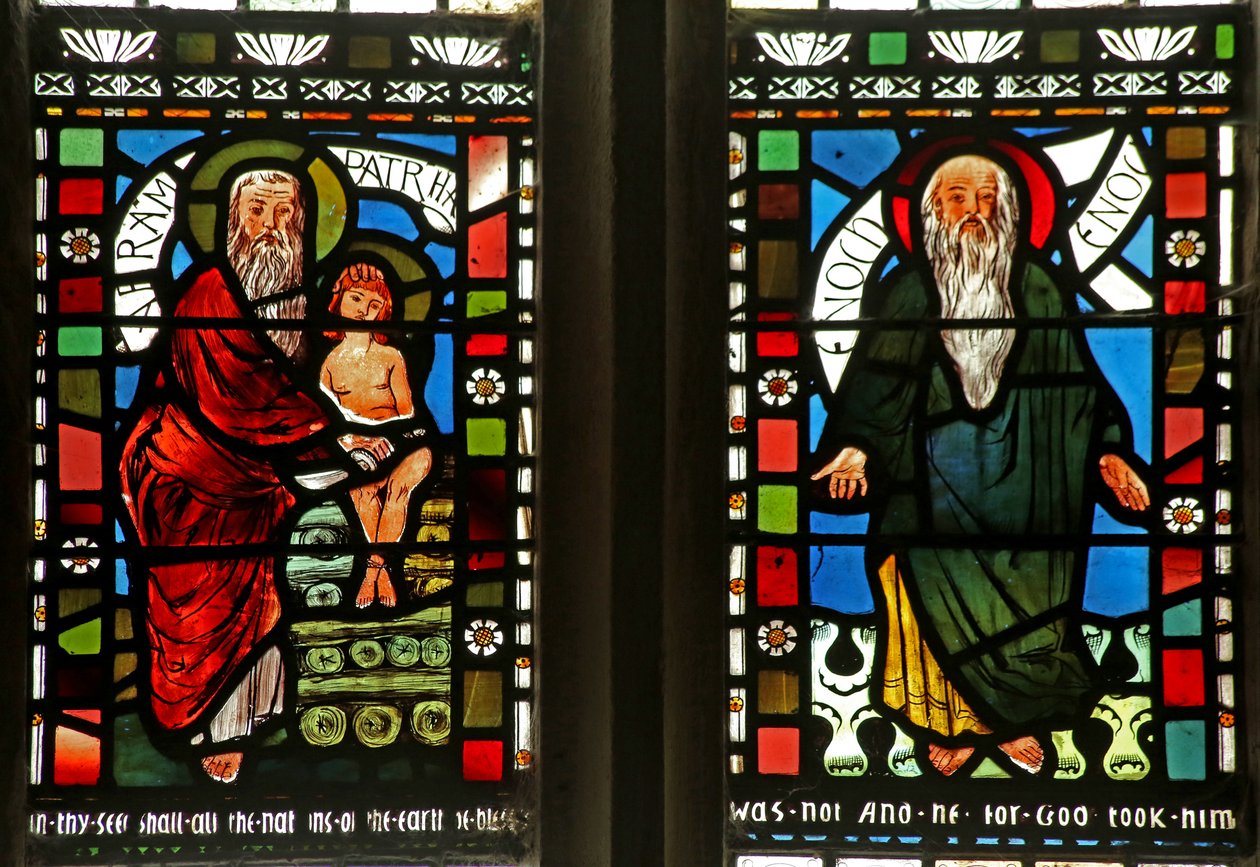 Abrahamova oběť a Enoch od English School