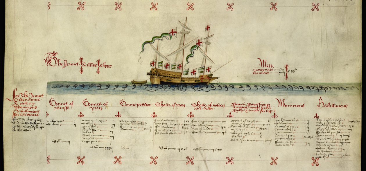 Přidat MS 22047, The galleass Jennet, z 