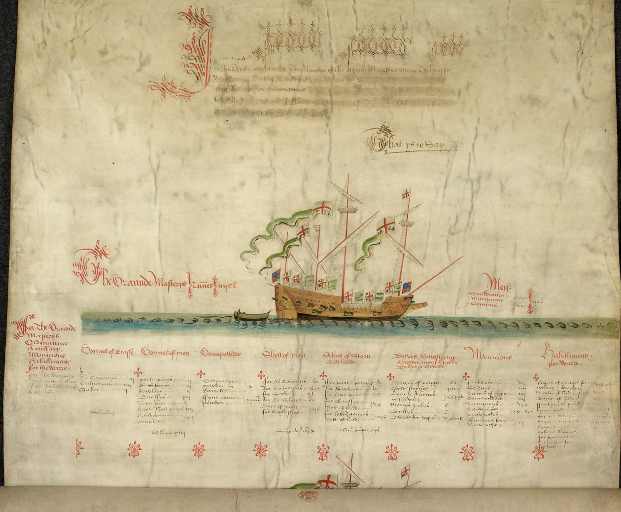 Přidat MS 22047 The galleass The Graunde Masterys, z 
