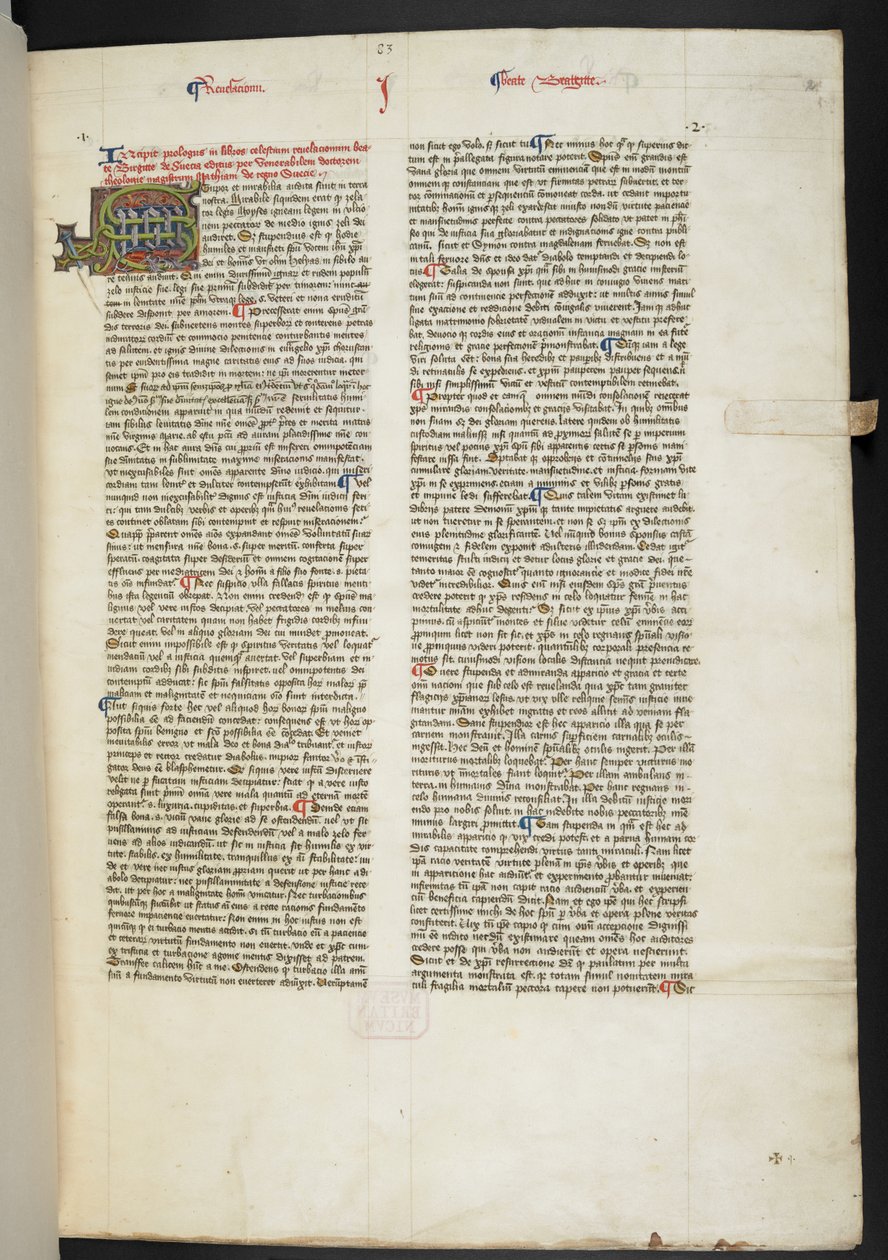 Přidejte paní Harley 612 f. 2, c.1425-75 (pergamenový kodex) od English School