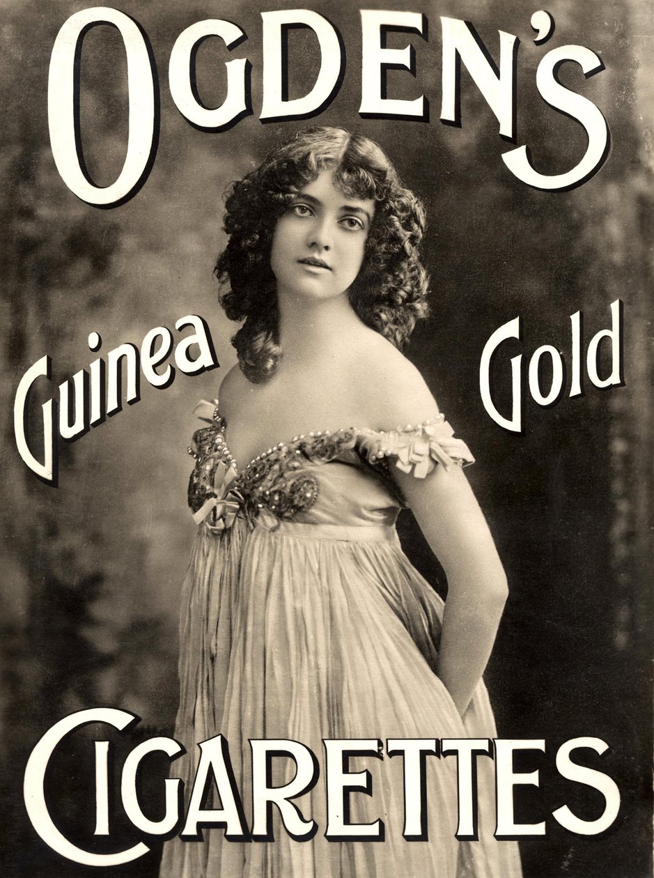 Reklama na zlaté cigarety Ogden