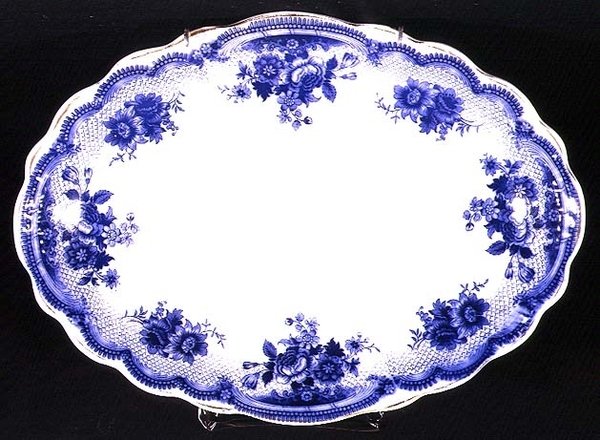 Albertoli vzor Staffordshire talíř, cca 1860 (keramický) od English School