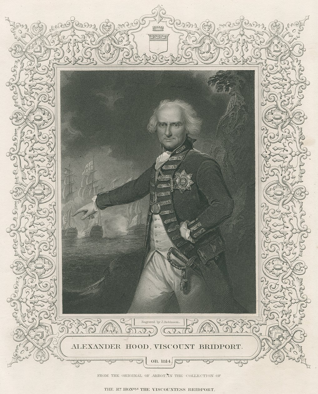 Alexander Hood, 1. vikomt Bridport, ilustrace z knihy "England