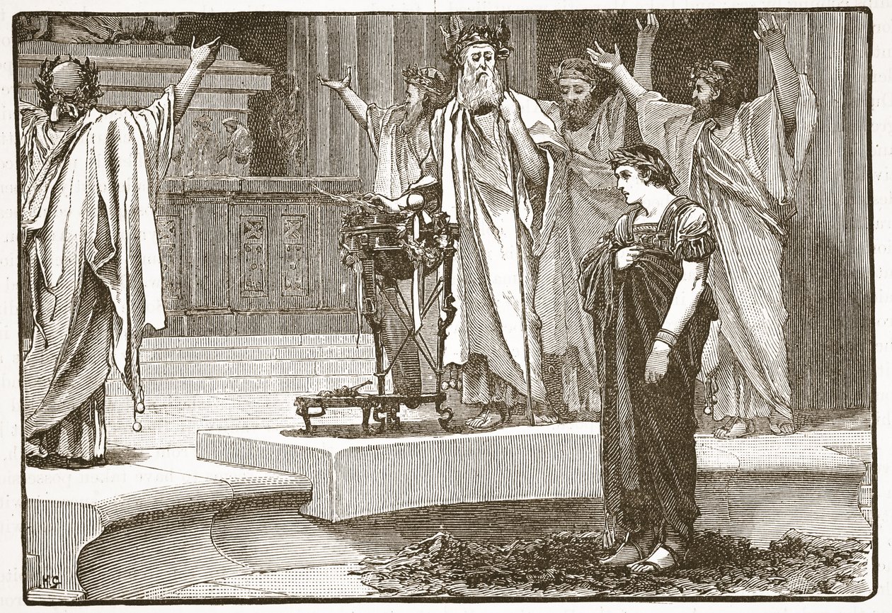 Alexandra v chrámu Jupitera Ammona od English School