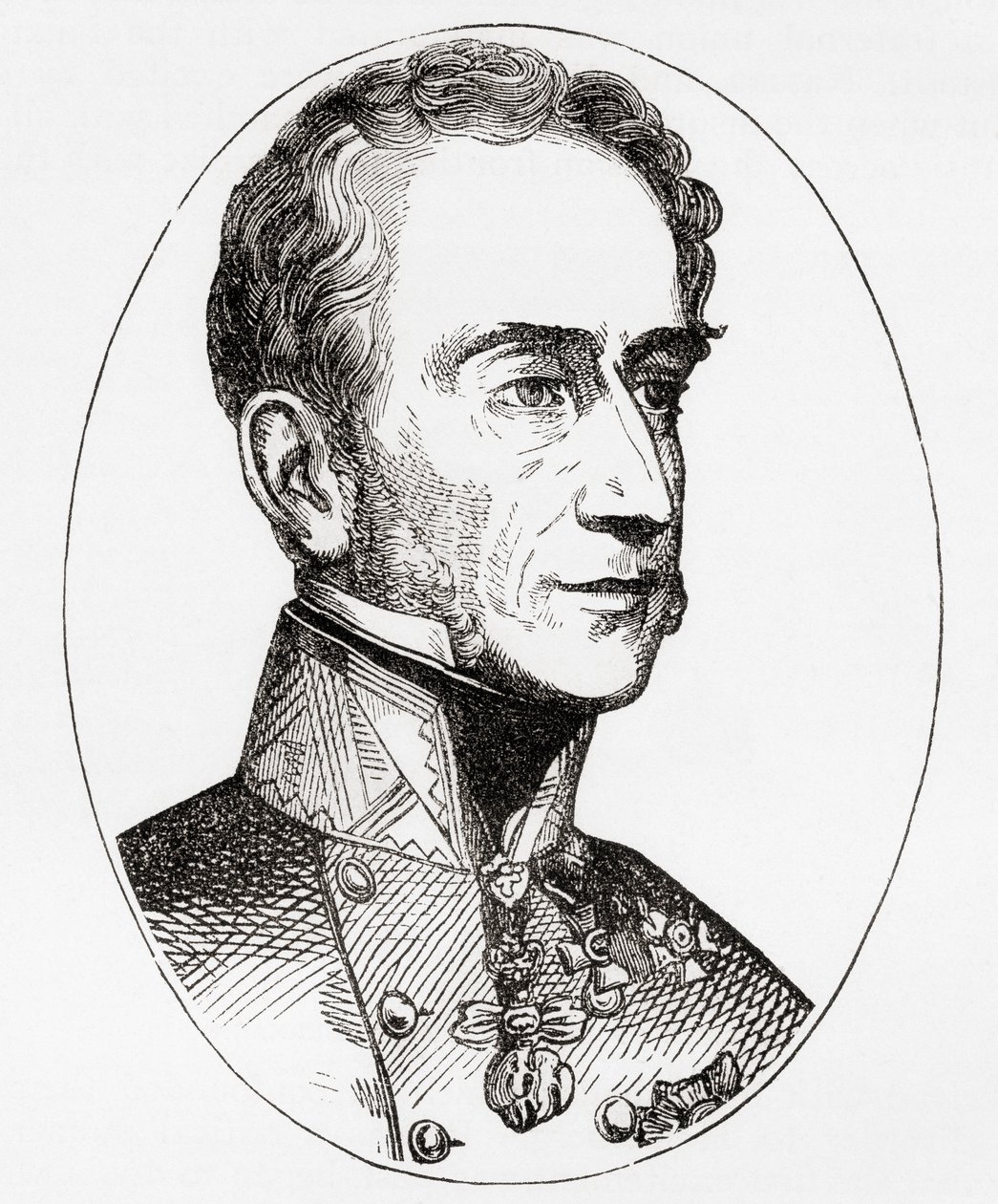 Alfred Candidus Ferdinand, kníže Windisch-Gratz, polní maršál rakouské armády, z Wardovy a Lockovy ilustrované historie světa, vyd. cca 1882. od English School