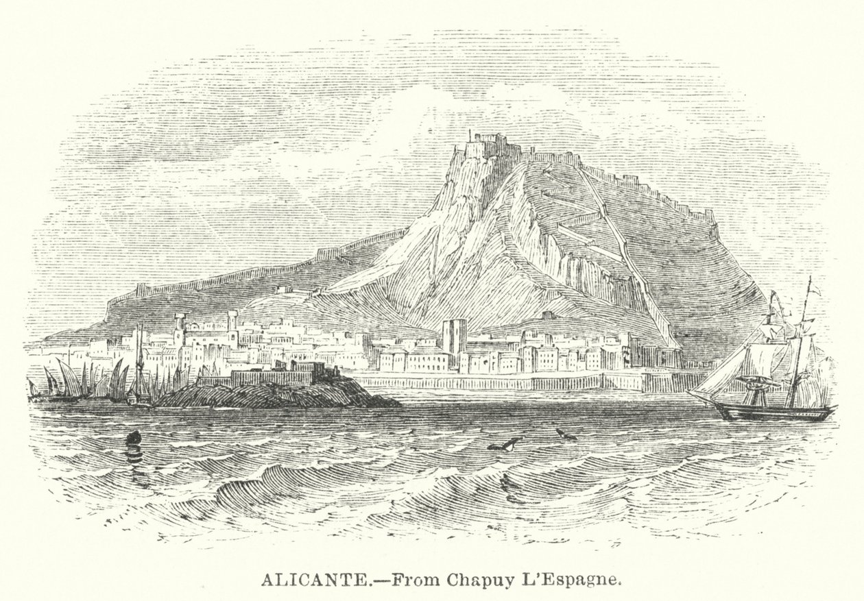 Alicante (rytina) od English School