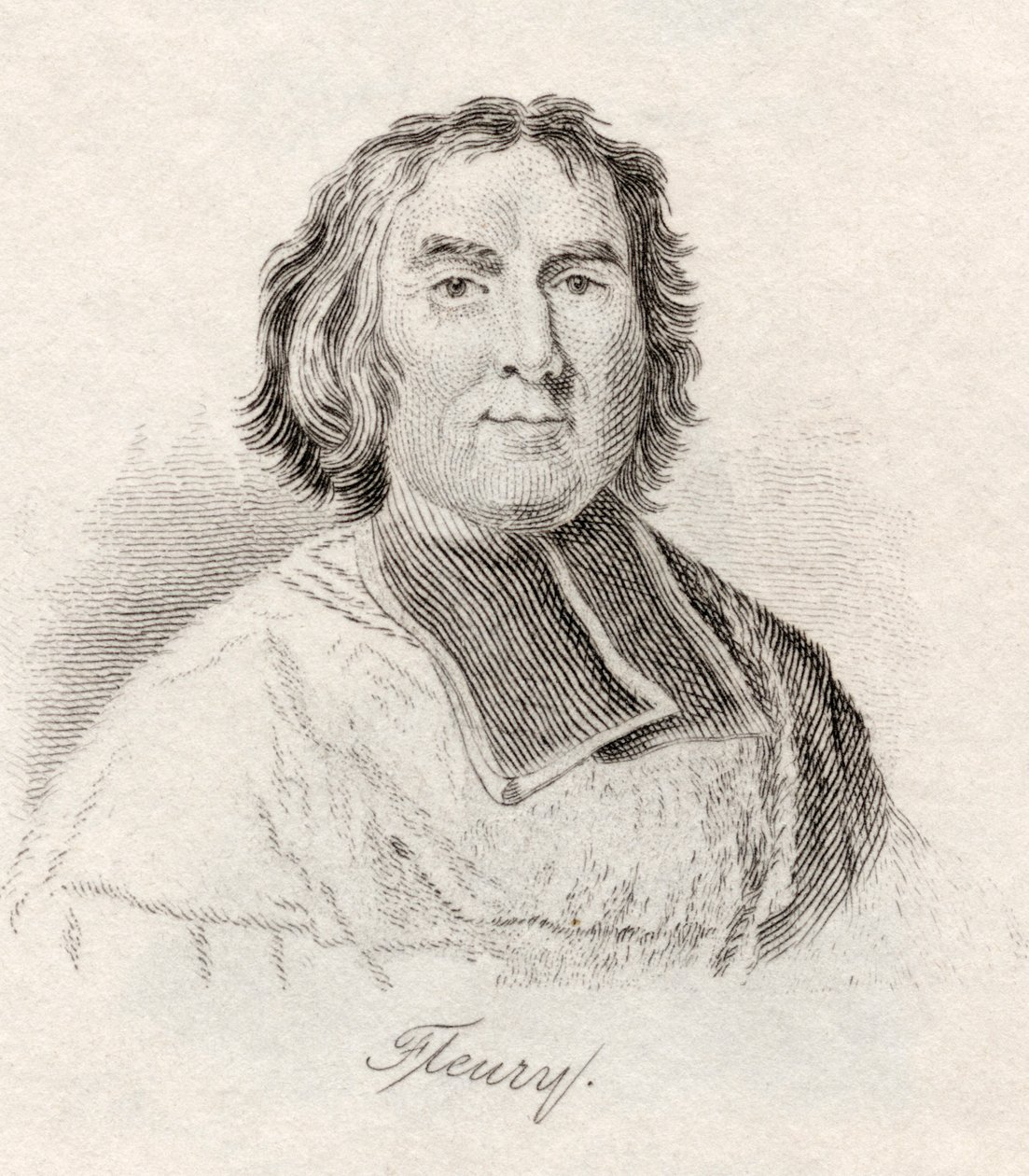Andre-Hercule de Fleury, biskup z Frejus, z 