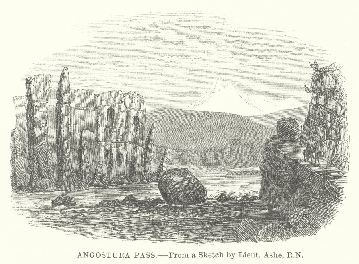 Angostura Pass (rytina) od English School