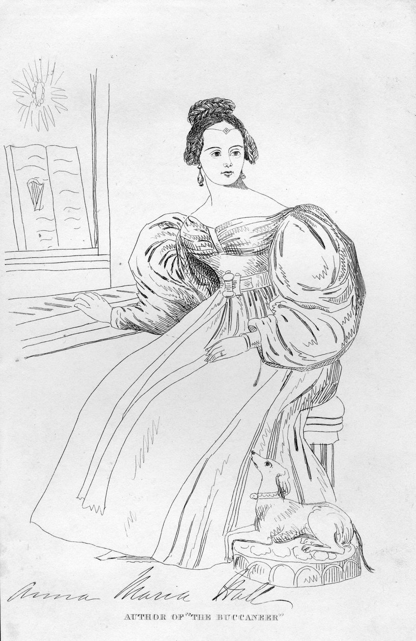 Anna Maria Hall (rytina) od English School