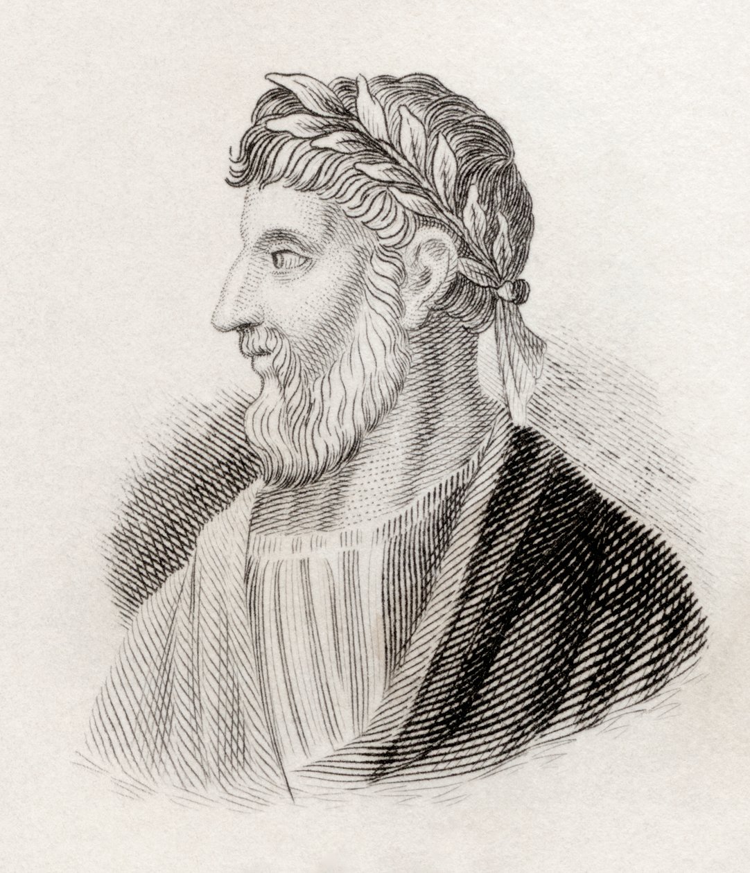 Apollonius z Tyany, z „Crabbes Historical Dictionary“, vydaného v roce 1825 od English School