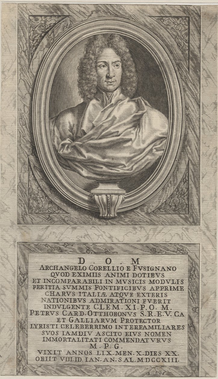 Arcangelo Corelli, kolem roku 1715 od English School
