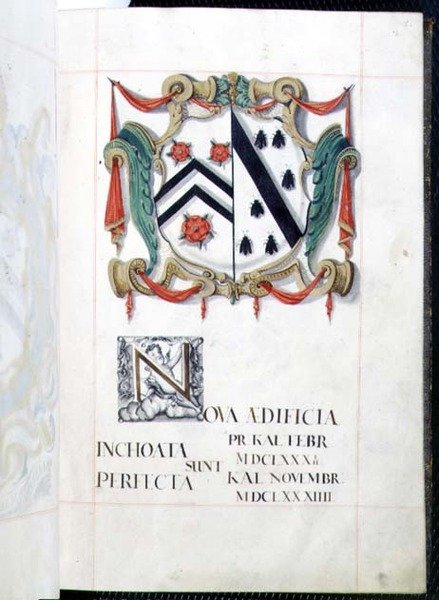 Archiv 3693 fol.2 Erb z dobročinné knihy pro nové budovy, Oxford od English School