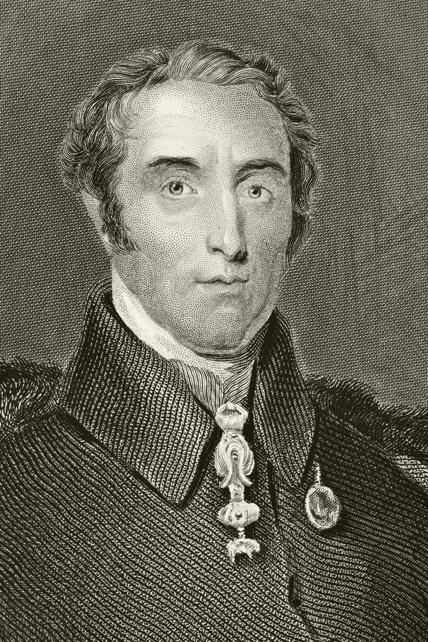 Arthur Wellesley, 1. vévoda z Wellingtonu, z „Národních a domácích dějin Anglie“ od Williama Hickmana Smith Aubrey (1858-1916), publikováno v Londýně, kolem roku 1890 od English School