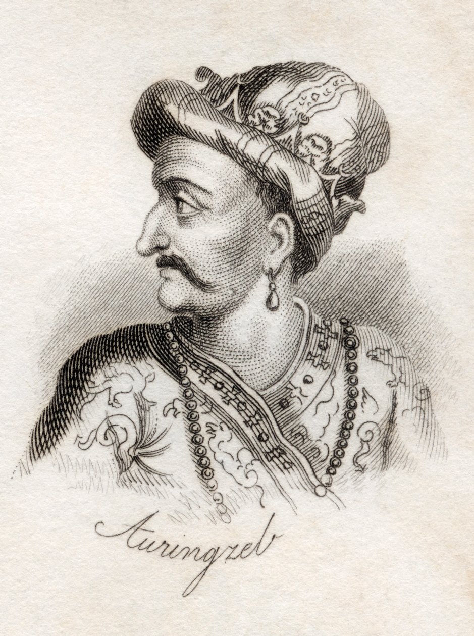 Aurangzeb I, z „Crabbova historického slovníku“, vydaný v roce 1825 od English School