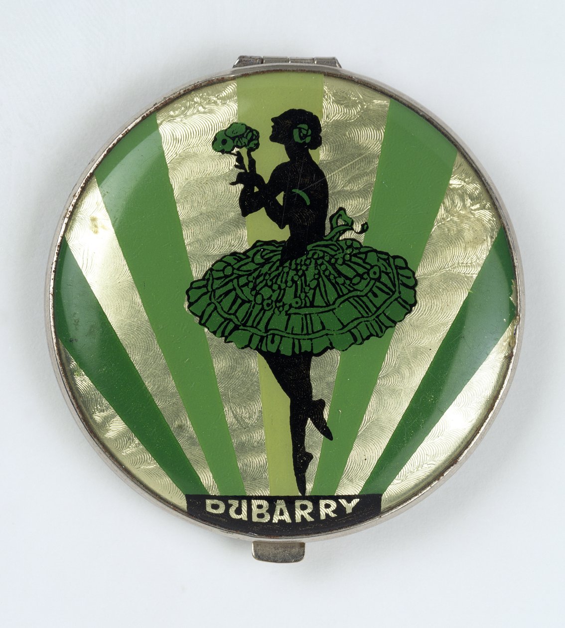 Ballerina Powder Compact, výrobce Dubarry, 1920-30 od English School