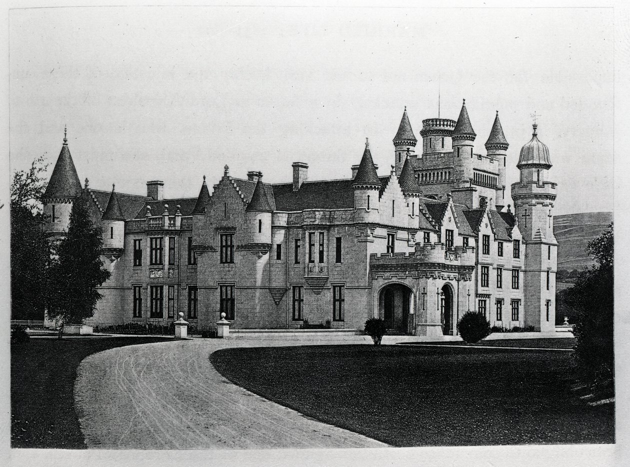Hrad Balmoral (litho) od English School