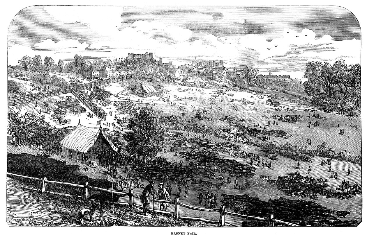 Barnet Fair, 1849 od English School
